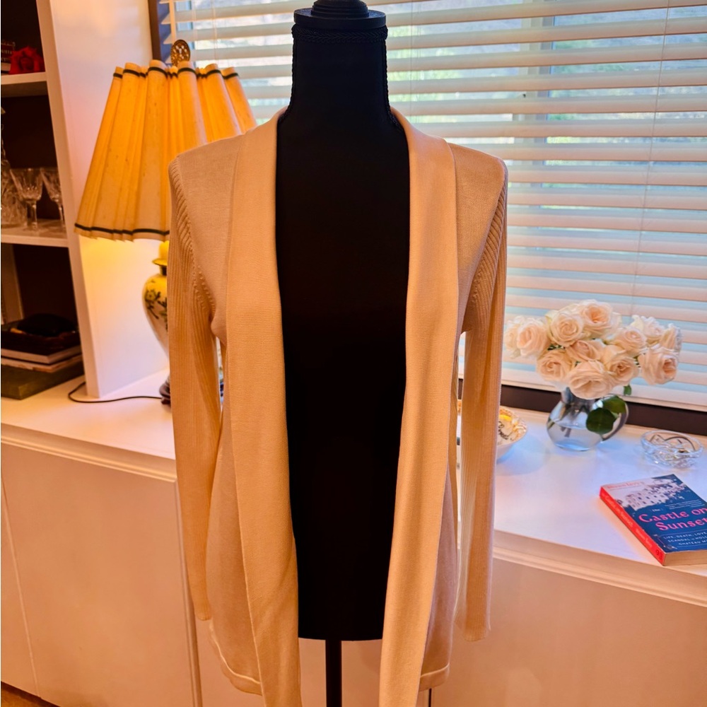 Coldwater Creek Cream Cardigan Sweater